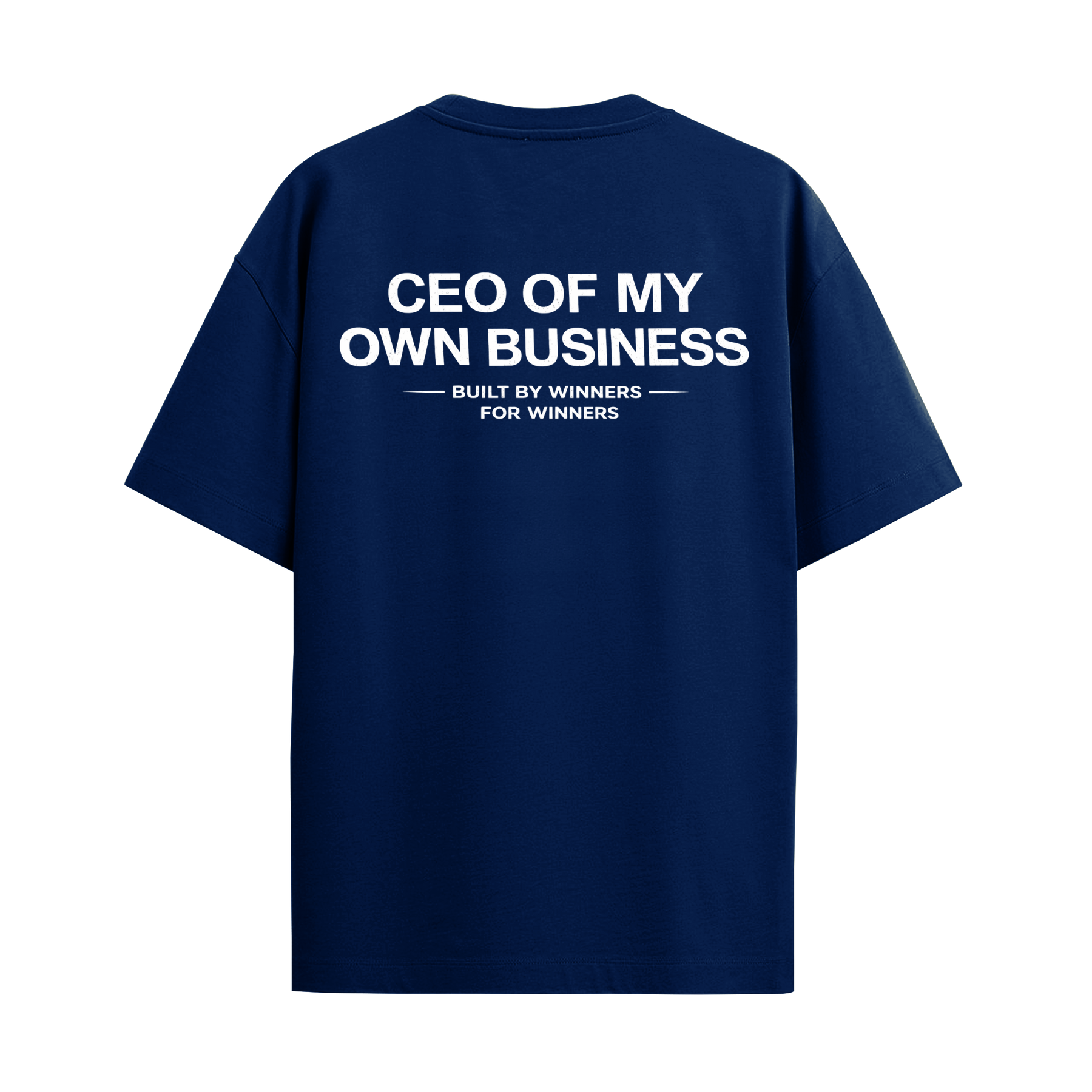 Camiseta Oversized CEO Azul Marinho