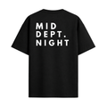 Camiseta Oversized MDD. Preta