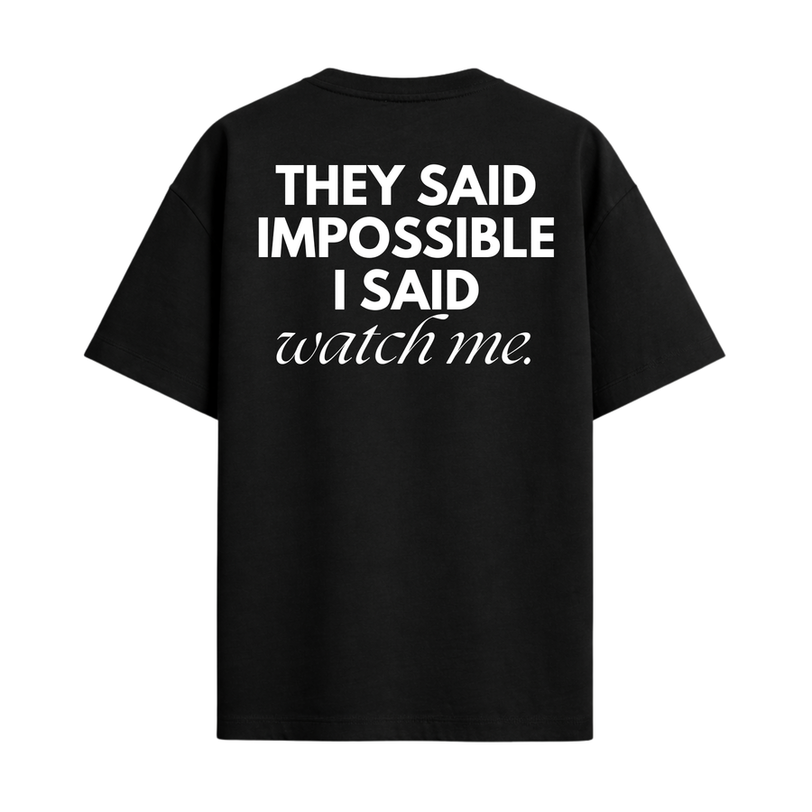 Camiseta Oversized Watch Me