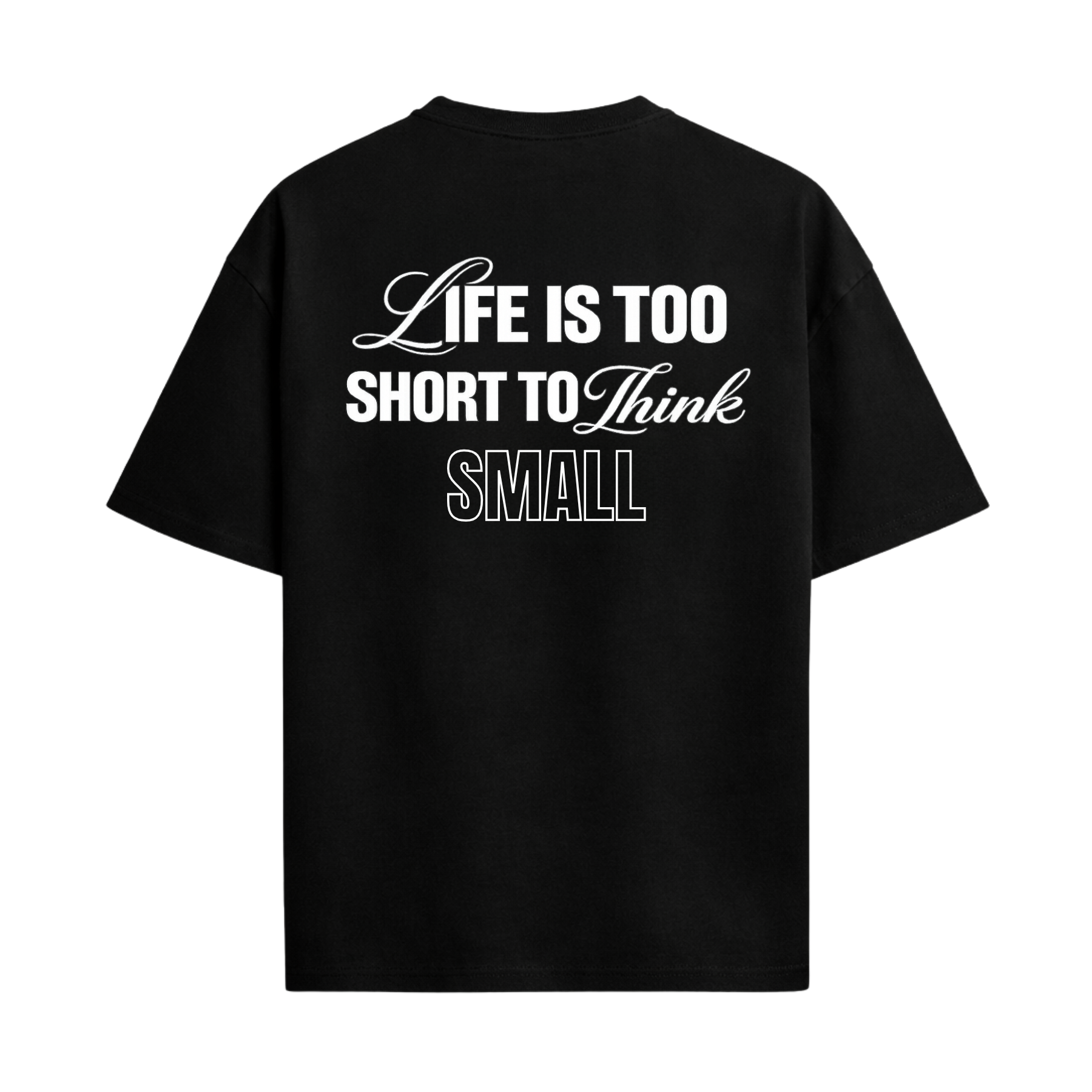 Camiseta Oversized Think Big