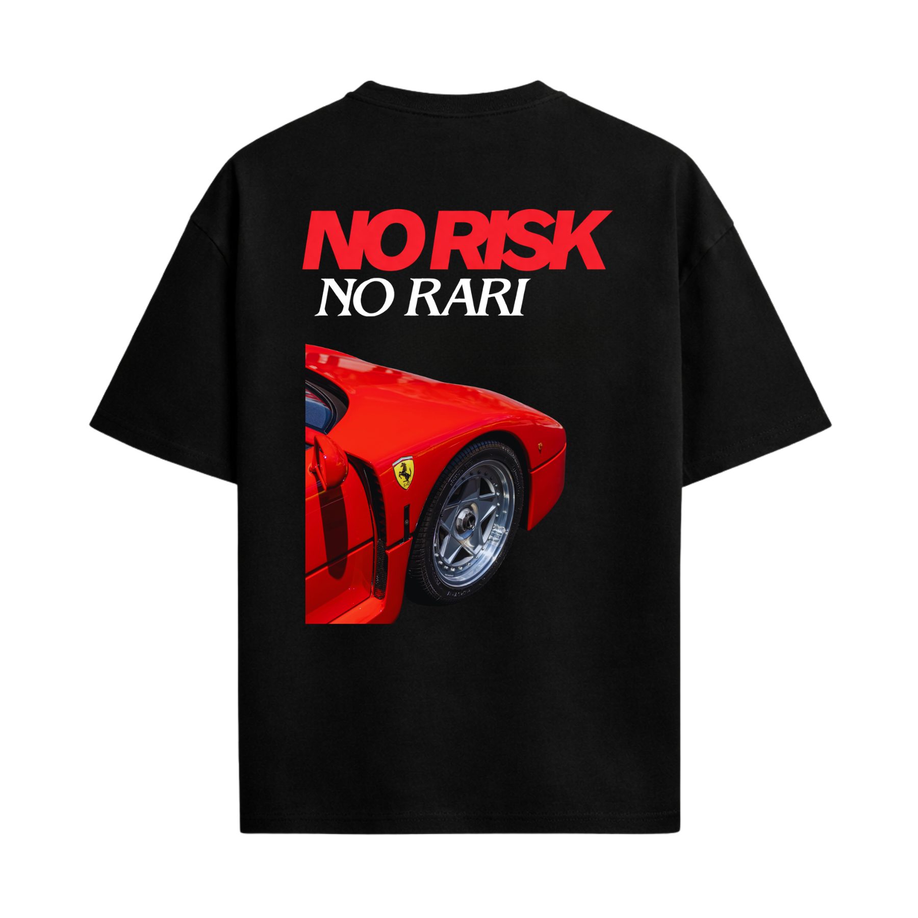 Camiseta Oversized No Risk No Rari