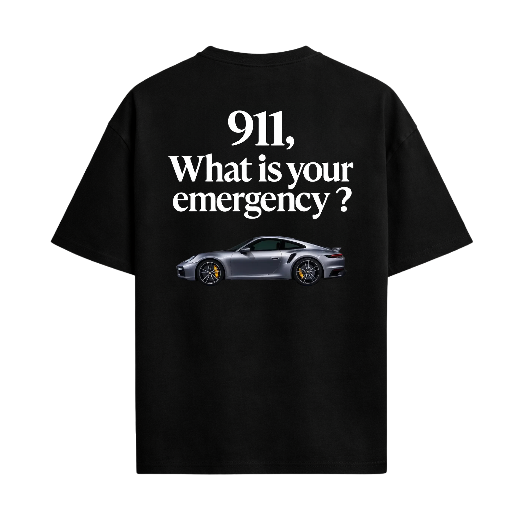 Camiseta Oversized 911 Emergency
